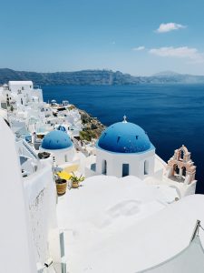 Blue domes of Oia, Santorini